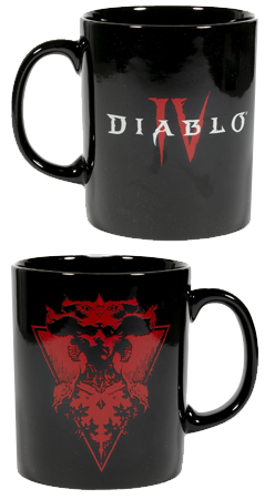 Diablo 4 Lilith Black and Red Mug