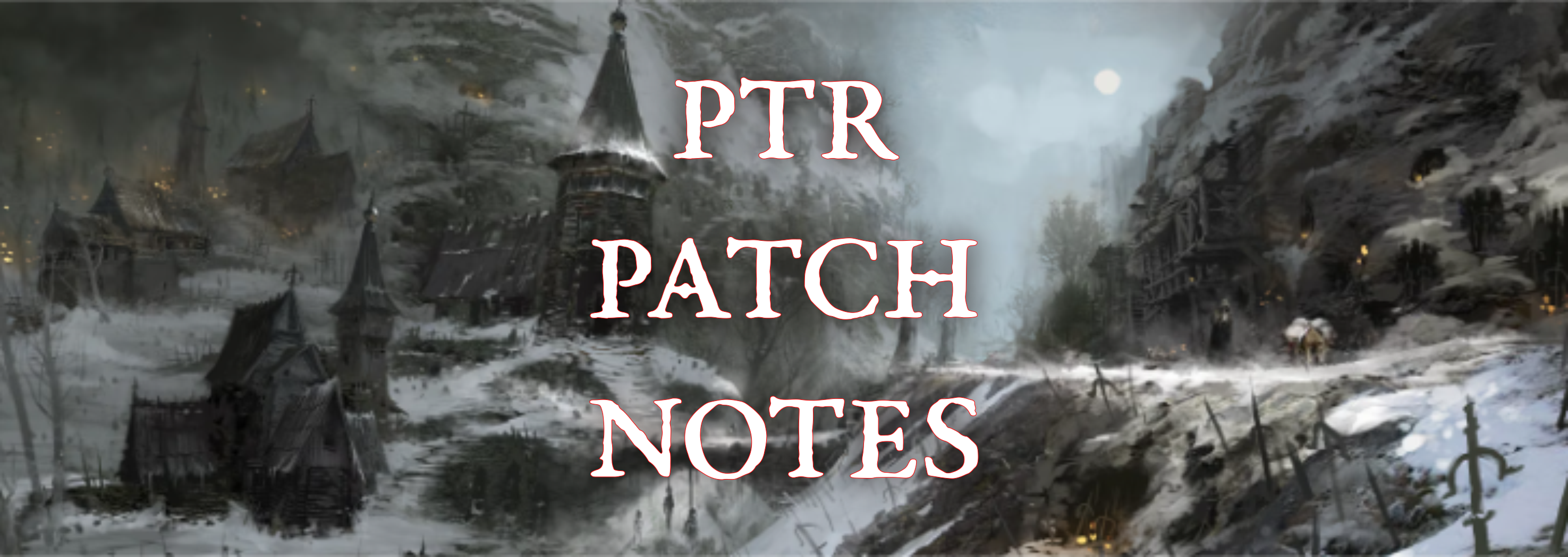 PTR Patch Notes