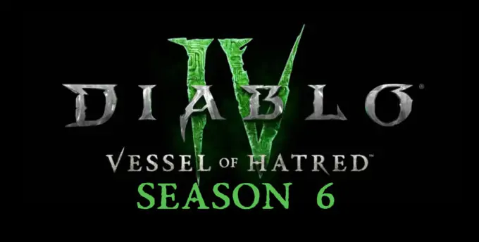 Diablo 4 Season 6 "at same time as Vessel of Hatred"