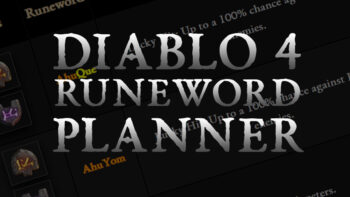 Diablo 4 Runewords Planner