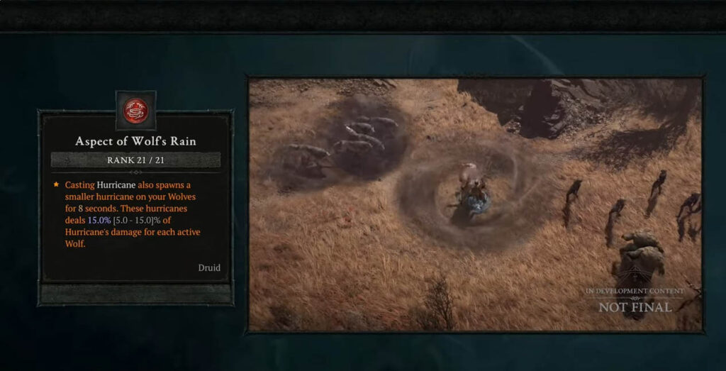 Aspect of Wolf's Rain